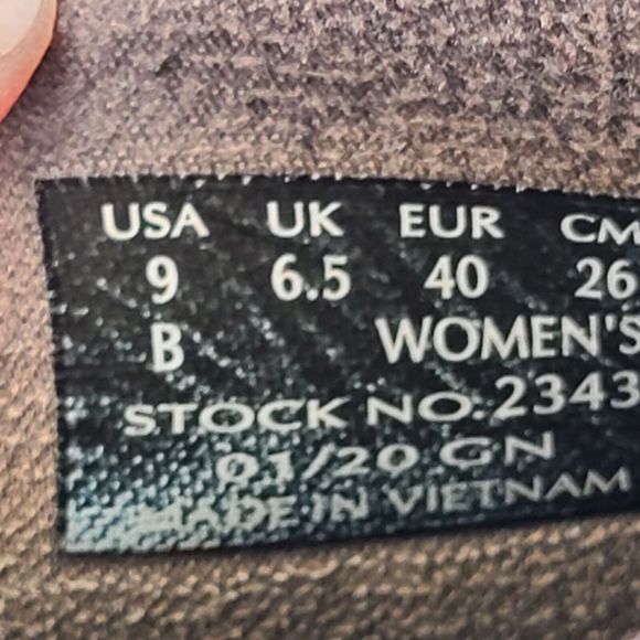 RED WING Women's (9B) Gray & Purple Cooltech Safety Toe Athletic Work Shoes 2343 - Picture 10 of 13